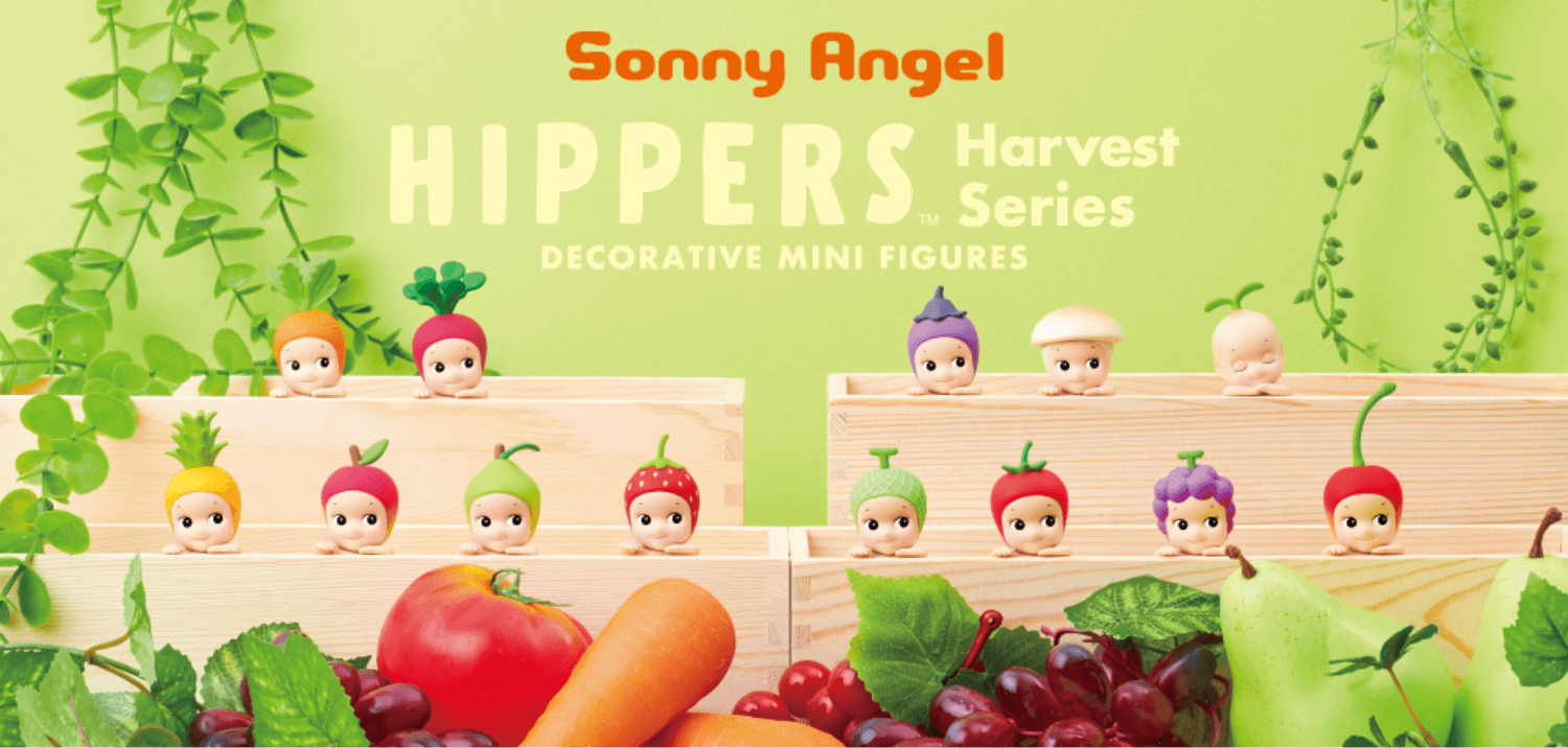 第2弾のHIPPERSは、“収穫”がテーマ。色とりどりの野菜や果物の