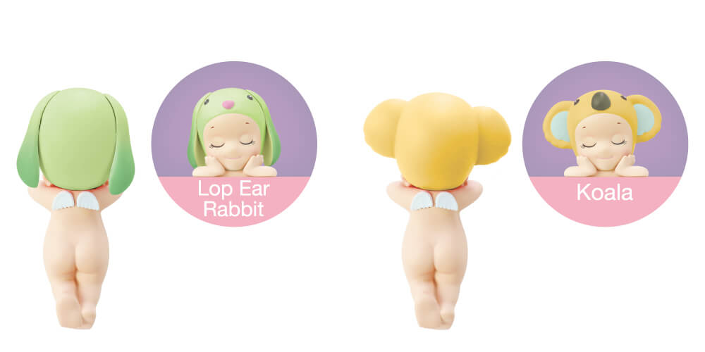 Authentic Sonny Angel Hippers Decorative mini figure Lop Ear Rabbit  Designer HOT
